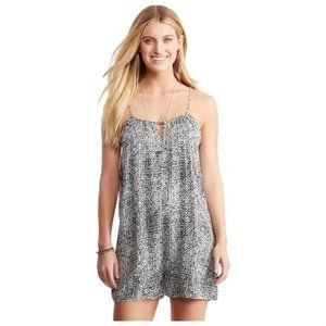 AEROPOSTALE Crosshatched Waistless Romper Jumpsuit